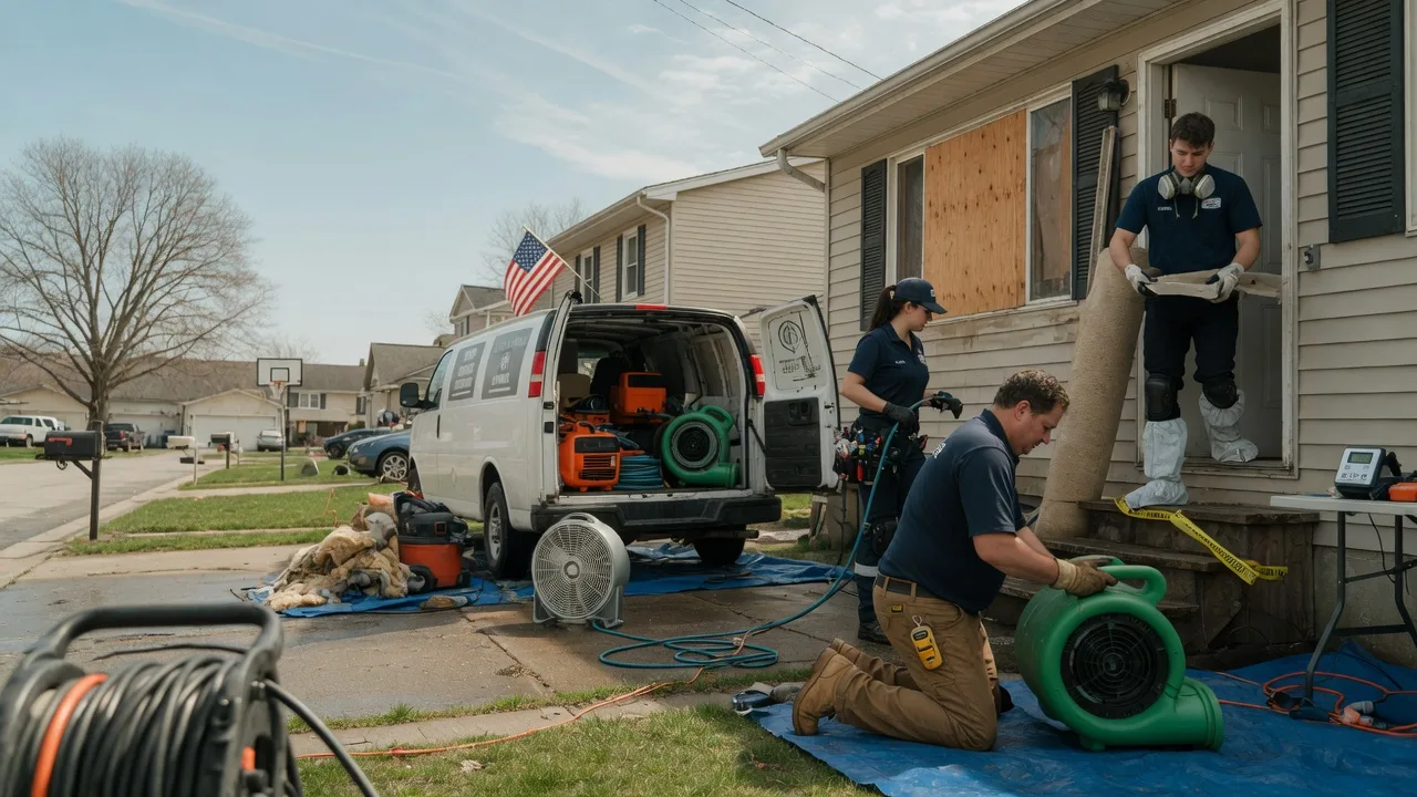 Water Damage Restoration in Bridgman, MI near me